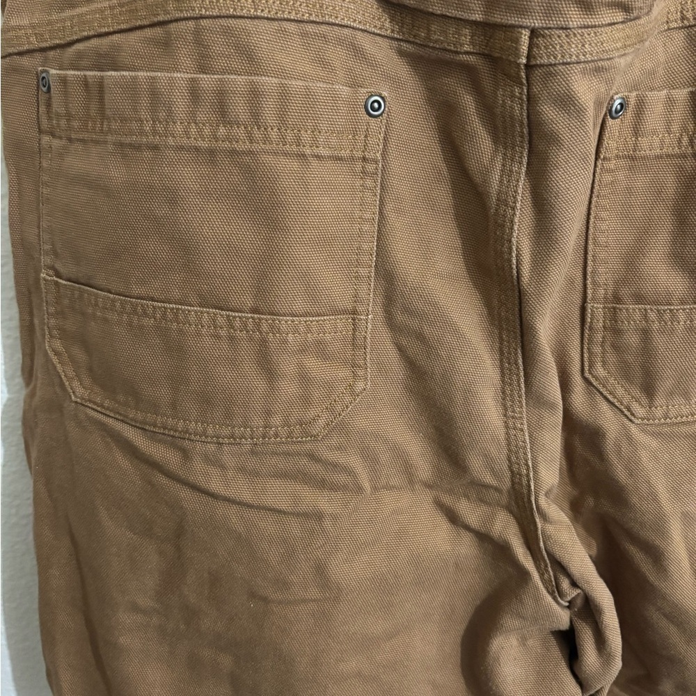 Duluth Trading Co Men’s Flex Fire Hose Shorts Relaxed Fit 9” Brown Outdoors 42 - Picture 6 of 11